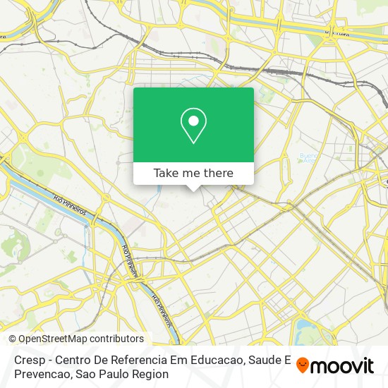 Cresp - Centro De Referencia Em Educacao, Saude E Prevencao map