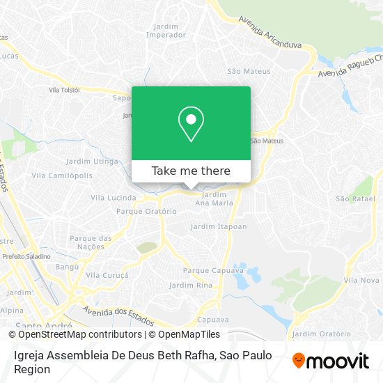 Mapa Igreja Assembleia De Deus Beth Rafha