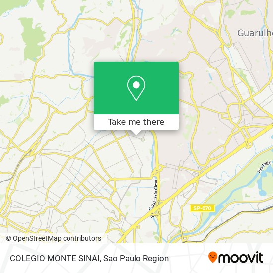 COLEGIO MONTE SINAI map