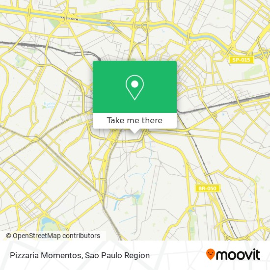 Pizzaria Momentos map