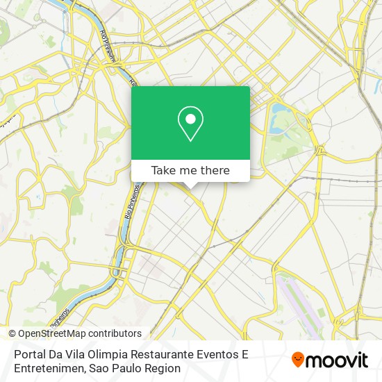 Mapa Portal Da Vila Olimpia Restaurante Eventos E Entretenimen