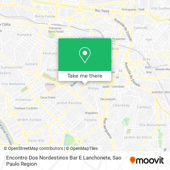 Encontro Dos Nordestinos Bar E Lanchonete map