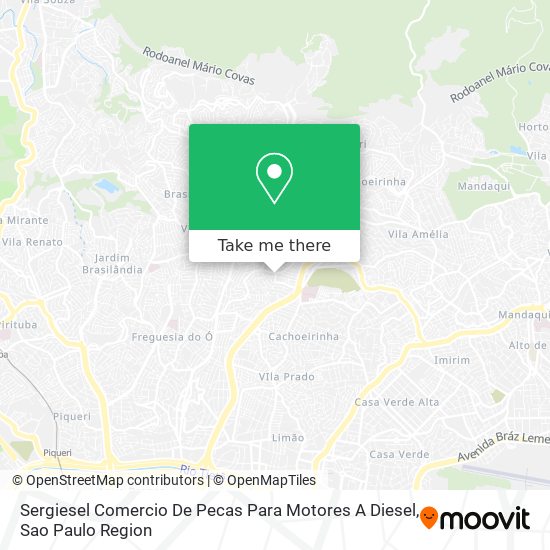 Mapa Sergiesel Comercio De Pecas Para Motores A Diesel