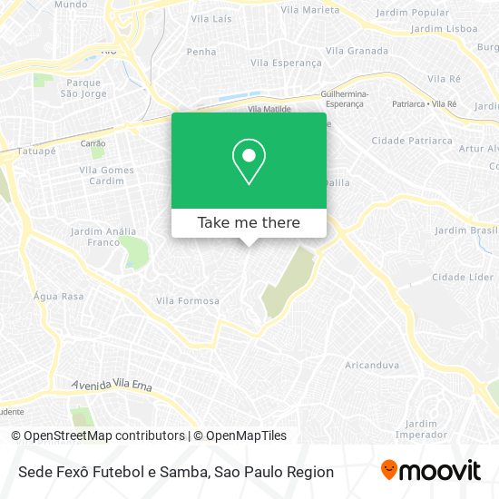 Sede Fexô Futebol e Samba map