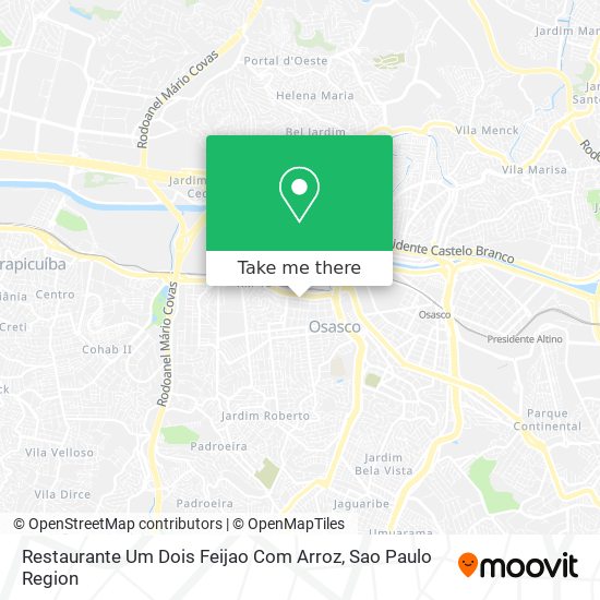 Restaurante Um Dois Feijao Com Arroz map