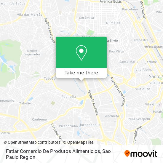 Fatiar Comercio De Produtos Alimenticios map