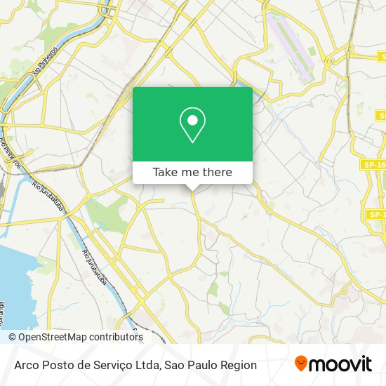 Arco Posto de Serviço Ltda map