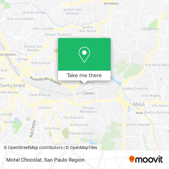 Motel Chocolat map