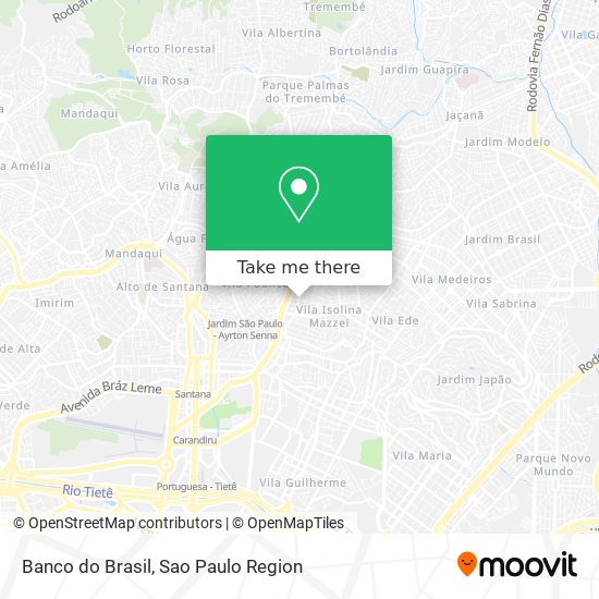 Banco do Brasil map