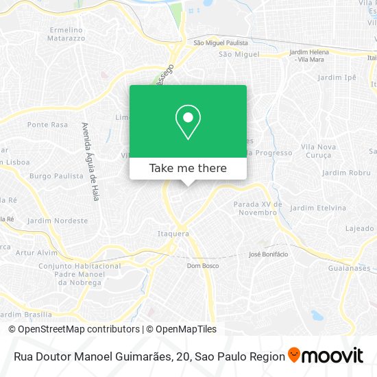 Rua Doutor Manoel Guimarães, 20 map