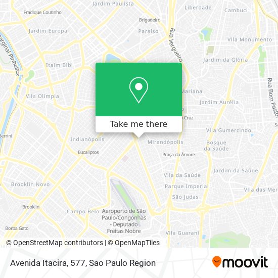 Mapa Avenida Itacira, 577