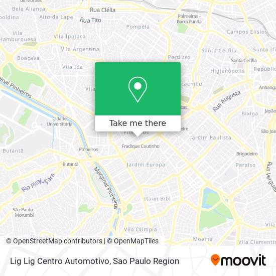 Lig Lig Centro Automotivo map