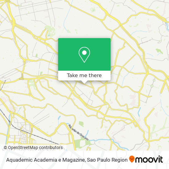 Mapa Aquademic Academia e Magazine