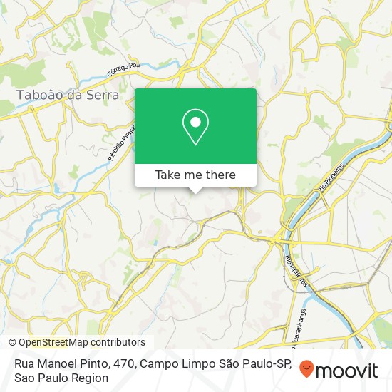 Rua Manoel Pinto, 470, Campo Limpo São Paulo-SP map
