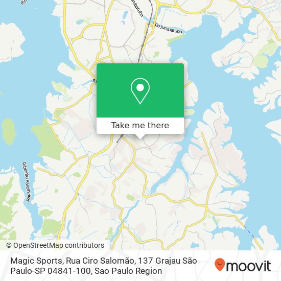 Magic Sports, Rua Ciro Salomão, 137 Grajau São Paulo-SP 04841-100 map