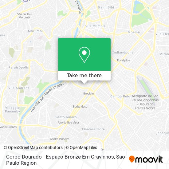 Corpo Dourado - Espaço Bronze Em Cravinhos map