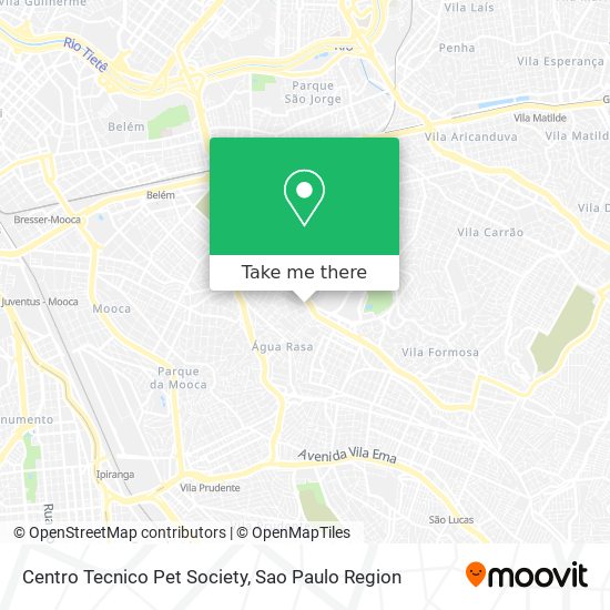 Centro Tecnico Pet Society map