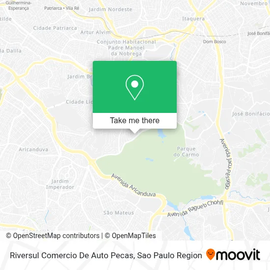 Riversul Comercio De Auto Pecas map