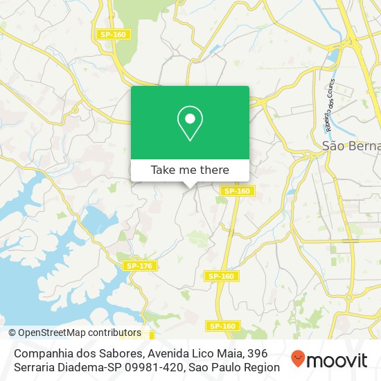 Companhia dos Sabores, Avenida Lico Maia, 396 Serraria Diadema-SP 09981-420 map