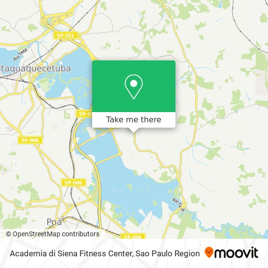 Academia di Siena Fitness Center map