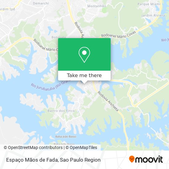 Espaço Mãos de Fada map