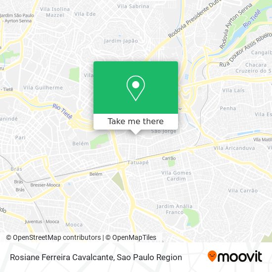 Rosiane Ferreira Cavalcante map