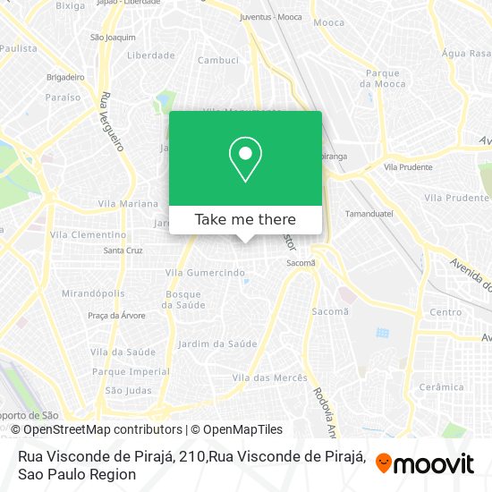 Rua Visconde de Pirajá, 210,Rua Visconde de Pirajá map