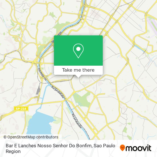 Mapa Bar E Lanches Nosso Senhor Do Bonfim