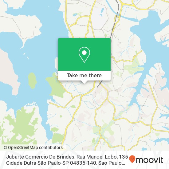 Jubarte Comercio De Brindes, Rua Manoel Lobo, 135 Cidade Dutra São Paulo-SP 04835-140 map