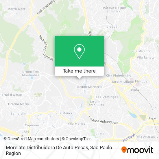 Morelate Distribuidora De Auto Pecas map