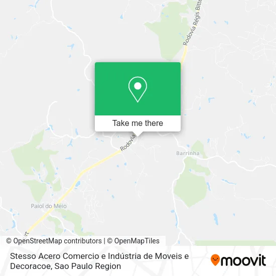 Mapa Stesso Acero Comercio e Indústria de Moveis e Decoracoe