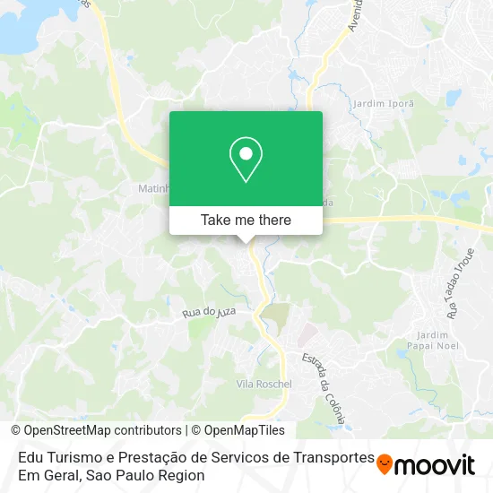 Edu Turismo e Prestação de Servicos de Transportes Em Geral map
