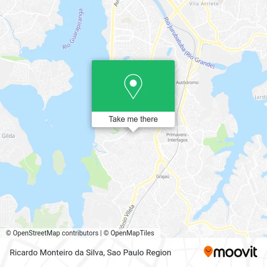 Ricardo Monteiro da Silva map