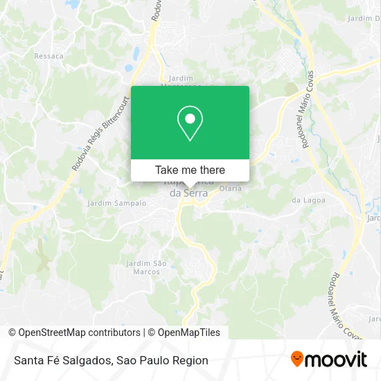 Santa Fé Salgados map