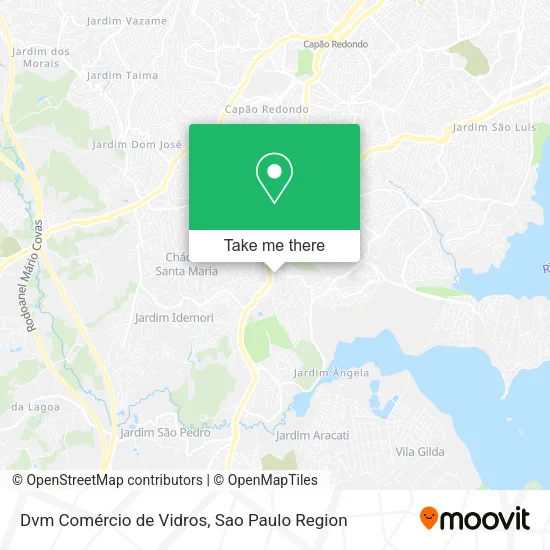 Dvm Comércio de Vidros map