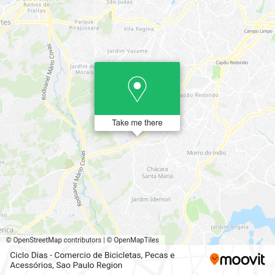 Ciclo Dias - Comercio de Bicicletas, Pecas e Acessórios map