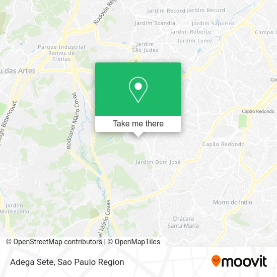 Adega Sete map