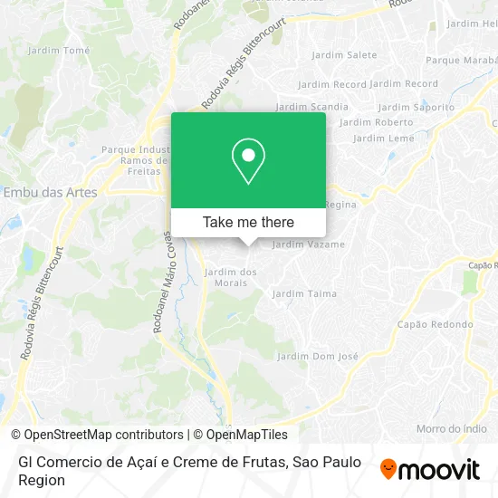 Gl Comercio de Açaí e Creme de Frutas map