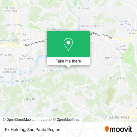Rx Holding map