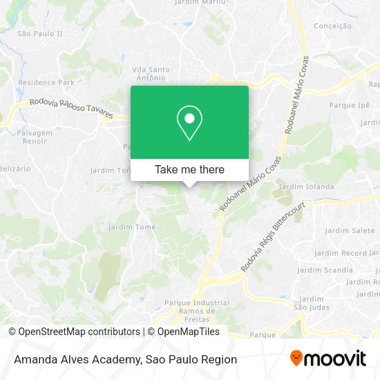 Amanda Alves Academy map