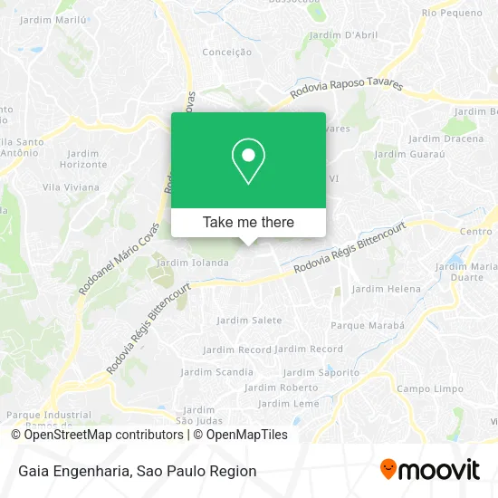 Gaia Engenharia map