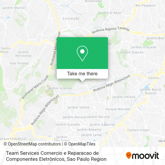 Team Services Comercio e Reparacao de Componentes Eletrônicos map