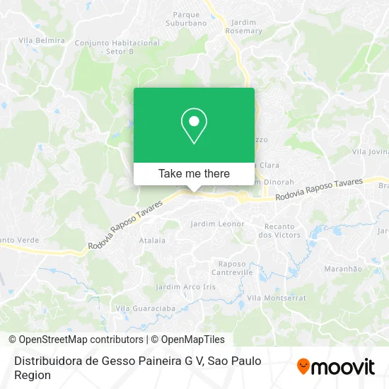 Distribuidora de Gesso Paineira G V map