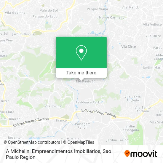 A Michelini Empreendimentos Imobiliários map