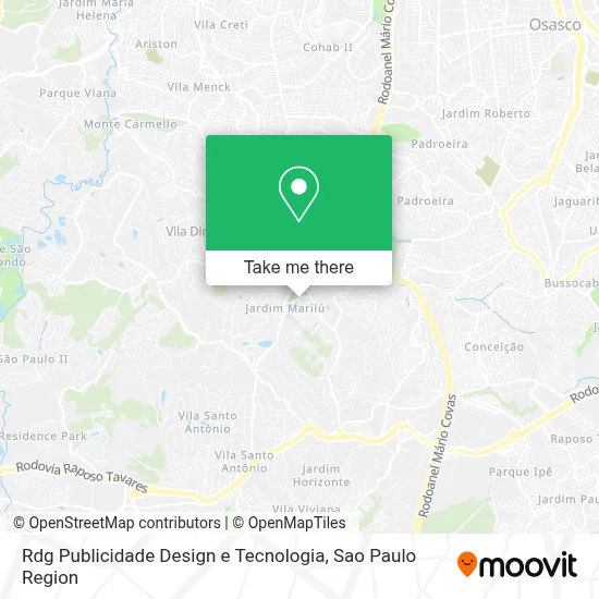 Rdg Publicidade Design e Tecnologia map