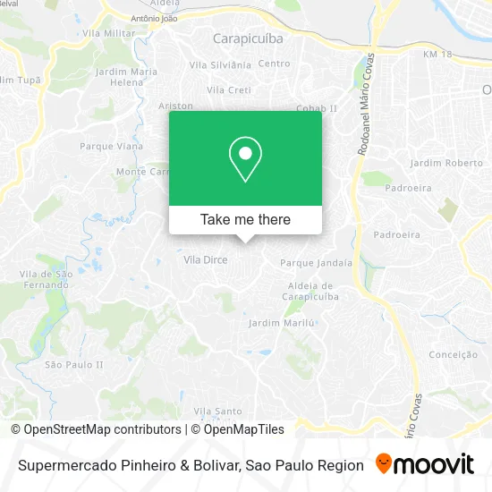 Supermercado Pinheiro & Bolivar map