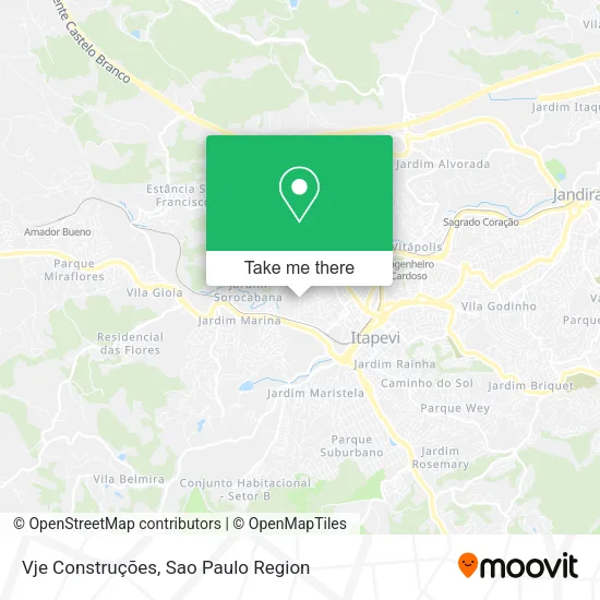 Mapa Vje Construções
