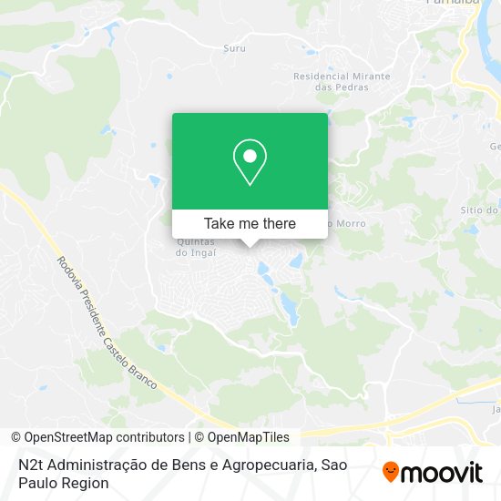 N2t Administração de Bens e Agropecuaria map