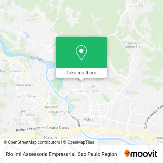 Rio Intl Assessoria Empresarial map