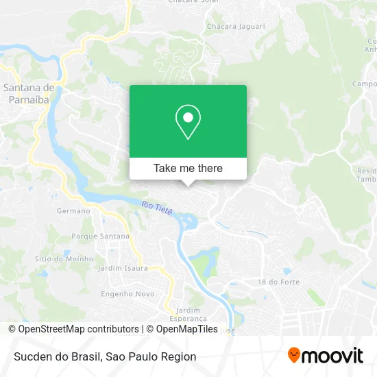 Sucden do Brasil map